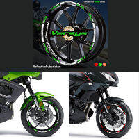 KAWASAKI Versys เทปล้อรถจักรยานยนต์สติ๊กเกอร์17 "ฮับลายสติ๊กเกอร์สำหรับ KAWASAKI Versys-X 300 Versys 650 Versys 1000 2015-2022