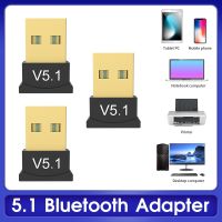 3/2/1PCS USB Bluetooth 5.1 Adapter Transmitter Wireless Adapter Receiver Handsfree USB Audio Adapter for Computer PC Laptop