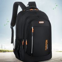 【LZ】◄✒  Sacos escolares multifuncionais para adolescentes mochilas de nylon preto de grande capacidade mochila para homens faculdade estudante médio alto 2023