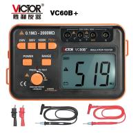 Victor VC60B + Penebat Rintangan Penebat Digital Peneji 1000V Asal Penebat Megger Tester Dc/ac 0.1 ~ 2000M Ohm Borong