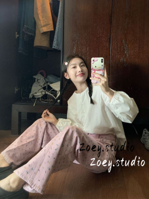 Zoey.Studio กางเกงยีนส์ กางเกงขายาว กางเกงคาร์โก้ผู้หญิง กระชับ ความสะดวกสบายความสะดวกสบาย ลำลอง 2023 NEW WNK2390612 36Z230909