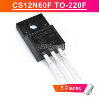 5ชิ้น TO-200F CS12N60F CS12N60FA9R 12N60F 12A TO220F/V ทรานซิสเตอร์ใหม่แบบดั้งเดิม MOSFET