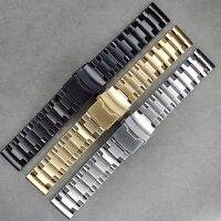 ┋♧♤ 20mm 22mm Watch Band for Samsung Galaxy Watch 5 4 3 40/41/42/45mm S3/2 Bracelet for Huawei Watch GT2/3 46mm Stainless Steel Band