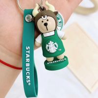 Starbuck ร้านเรือธง Starbuck ชุดของขวัญ Starbuck ของแท้12คีย์จี้นักษัตรกระเป๋าแขวนแขวนสาวน่ารักปีของทั้งชุดของขวัญโซ่กุญแจหมู