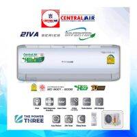 ที่สุดของความถูก CENTRAL AIR เซ็นทรัลแอร์ รุ่นCFW-2IVA แอร์ติดผนัง ระบบ INVERTER ขนาด9,000-18,000บีทียู  ประหยัดไฟ เบอร์5⭐ (R32) มาตรฐาน มอก. พร้อมประกันศูนย์