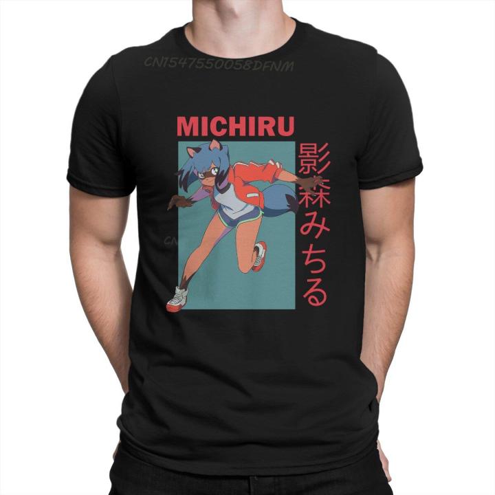 michiru-kagemori-trigger-mens-t-shirts-bna-brand-new-animal-anime-novelty-tee-shirt-men-t-shirts-camisas-t-shirts-pure-cotton