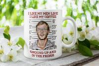 Jeffrey Dahmer แก้วกาแฟอารมณ์ขันมืดถ้วยแก้วกาแฟแก้วกาแฟสำนักงานตลก11ออนซ์เซรามิก Nmckdl