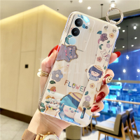 เคสโทรศัพท์สุดหรูซิลิโคนสำหรับ VIVO V29 5G ปลอกอ่อน VIVOV29 2023ซิลิโคนแวว Rhinestone พร้อมสายรัดข้อมือ Sun Girl เคสโทรศัพท์มือถือ Vivo V29