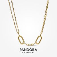 Official Store Pandora ME 14k Gold-Plated Double Link Chain Necklace