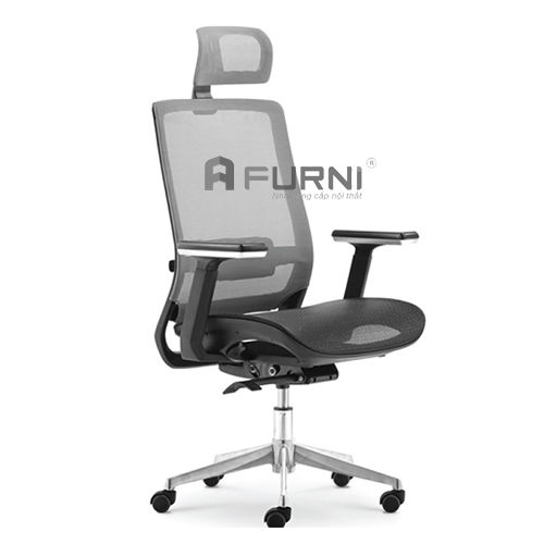 Ergonomic Office Chair / Ghế lưới làm việc cao cấp nệm ngồi, tay vịn và tựa  đầu