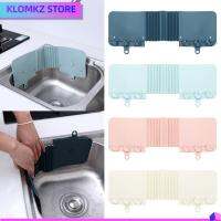 KLOMKZ ชั้นวางของออแกไนเซอร์ ป้องกัน ซักผ้ากระเซ็น Sink Splash Guard แผ่นกั้นน้ำ อ่างล้างจาน ตัวดูด