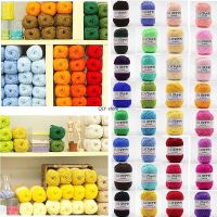 【YD】 25g Soft Cotton Knitted hand Baby Yarn 4PLY soft Sweater Knitting NEW Colorful Wool Crochet Supersoft