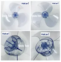 ใบฮาตาริ 16 นิ้ว จำนวน 1 ใบ ใบพัดลมฮาตาริ อะไหล่พัดลม Hatari Uncle Tom