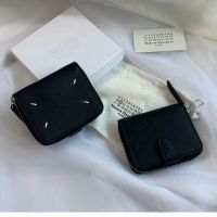 ?[100  Original] ? Margiela style 23SS cowhide multiple card slots simple and compact ID zipper card holder Margiela coin card holder