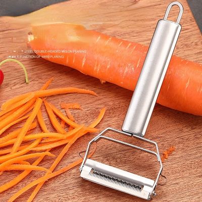 Stainless Steel Peeler Potato Carrot Cucumber Grater Fruit Vegetable Multifunction Grater Household Peeling Knife Kitchen Tool Graters  Peelers SlicerTH