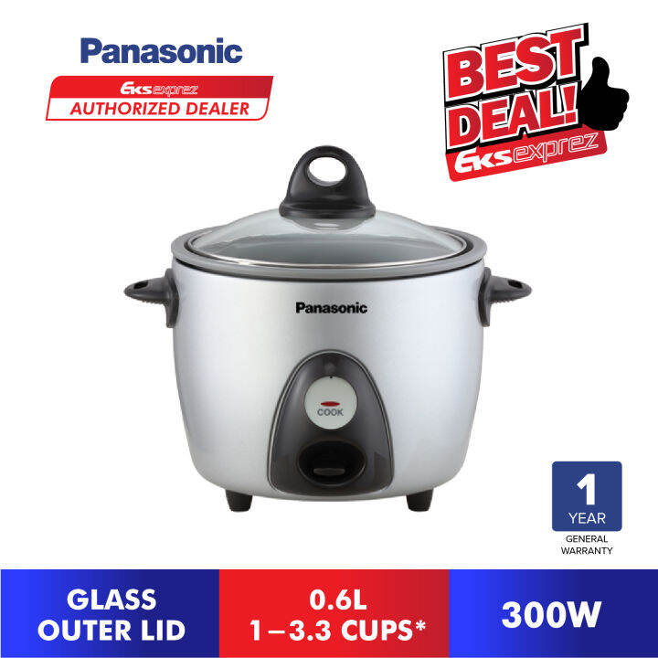Panasonic 0.6L Rice Cooker SRG06FGLSK Lazada