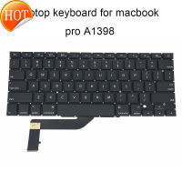 Teclado Retrolimo Macbook Pro,A1398,Mc975,Mc976,Me664,Me293,Inglês,Versio,Preto,Reparo Interno