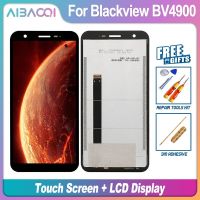 หน้าจอสัมผัสใหม่เอี่ยม Aibaoqi + หน้าจอ LCD สำหรับ Blackview BV4900 BV4900 Pro BV5100 BV5900 BV9000 Pro