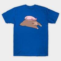 แขนสั้นโอเวอร์ไซส์Men t-shirt Blobfish and Sloth tshirt t shirtS-4XL  N68G