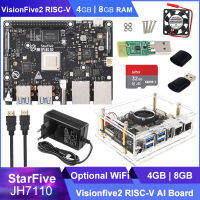 RISC-V Starfive โปรเซสเซอร์ Jh7110แบบบูรณาการ3D GPU แผ่นไม้อัดบอร์ดเดียวคอมพิวเตอร์ที่ใช้ Linux 4GB 8GB ตัวเลือก WiFi