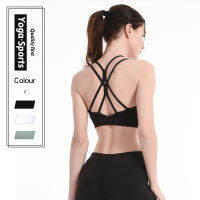 ขายร้อน Cross-Back Strapy กีฬา ssiere วิ่งฟิตเนสโยคะเสื้อผ้าเซ็กซี่ Crop Top s Tops Women