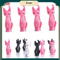 EILEEN 4Pcs แขวน มีประโยชน์ แคลมป์ซีล แมวน่ารัก หนีบผ้า คลิปพลาสติก หมุดเสื้อผ้า