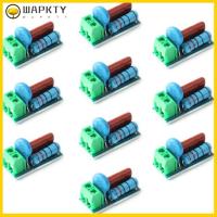 WAPKTY 10Pcs สีฟ้าสีฟ้า การดูดซึม RC โมดูลวงจร snubber แม่เหล็กไฟฟ้าแม่เหล็กไฟฟ้า รีเลย์ติดต่อ โมดูล