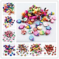 【CW】✿❣☸  New 30pcs/Lot 10mm Mixed Colors LOVE Clay Spacer Beads Polymer Jewelry Making Accessories