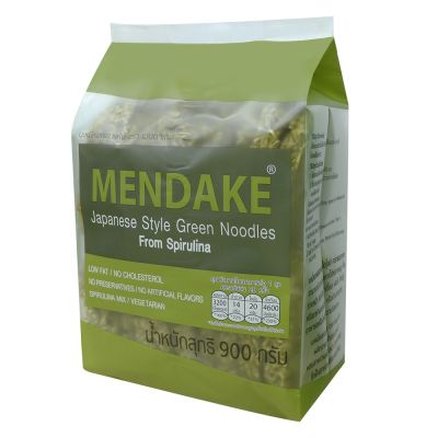 Mendake บะหมี่ญี่ปุ่น เมนดาเกะ หยก 900 กรัม Mendake GREEN NOODLE 900 g x1 pc