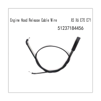 New Engine Hood Release Cable Wire for X5 X6 E70 E71 51237184456