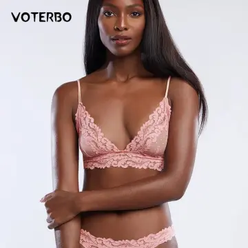 Women'S Underwear Bra Bra Bralettes Solid Hot Pink 42
