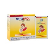 Befabrol Ambroxol giúp Long đờm, loãng đờm, giảm ho - Hộp 20 gói