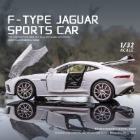 1:32 Jaguar F-type Sports Car Model Toy Simulation Sound Light Pull Back Alloy Die Cast Toys Vehicle For Boys Girls Die-Cast Vehicles