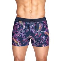 UXH Brand Mens Swimming trunks Sexy Nylon High Quality beach short Swimwear men Swimsuit Man Surfing Male Swim Suit Underpants Swimwear