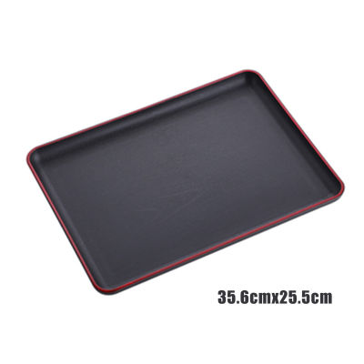 Serving Tray Rectangular Plastic Tray Food Serving Trays Anti-slip Scratch-resistant VC
