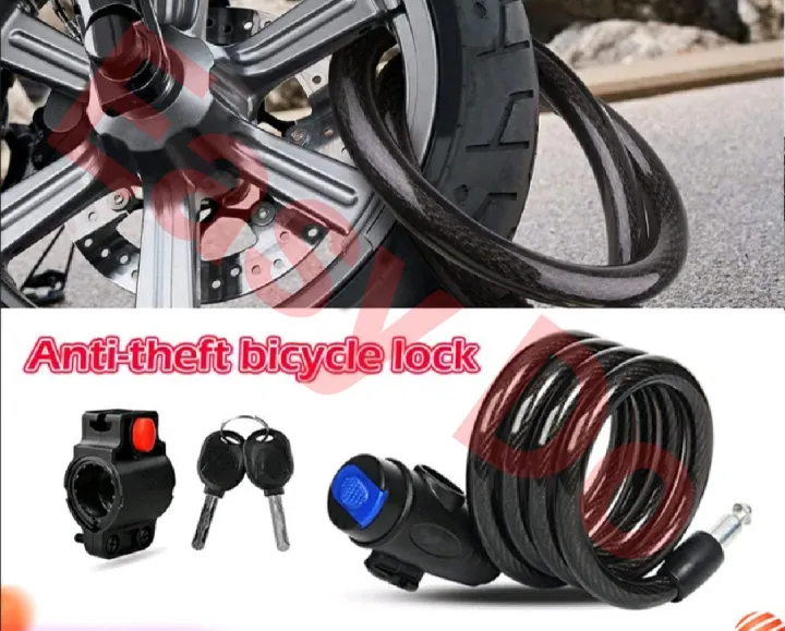 Bicycle Lock Bike Security Locker AntiTheft Locks Locker Kunci