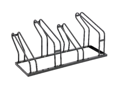 Bike rack, 4 places - Black