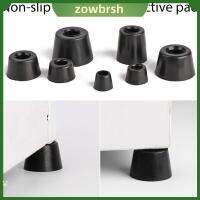 ZOWBRSH 10 pcs ปลอดภัย โฆษกคณะรัฐมนตรี เบาะ เท้าลื่นเฟอร์นิเจอร์ แผ่นป้องกัน แผ่นยางรองฝ่าเท้า เรียว