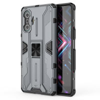 Xiaomi Redmi K40 Gaming Case , EABUY Slim Lightweight Double Layer Rugged Shockproof and Dropproof Bracket Protective Case Cover for Xiaomi Redmi K40 Gaming