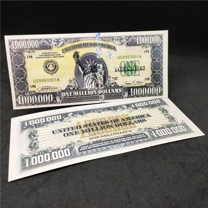 Trends Copy US One Million Dollars Fake Money Paper Bills Non-Currency ...