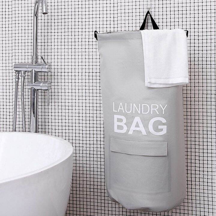 70L Laundry Bag Laundry Basket Room Organizer Backpack with Adjustable