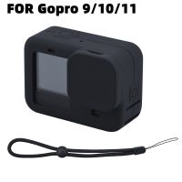 Silicone Camera Case+ Lens Cap Cover for GoPro Hero 11 Protective Frame Shell Protector Accessories for GoPro 10 9 Action Camera