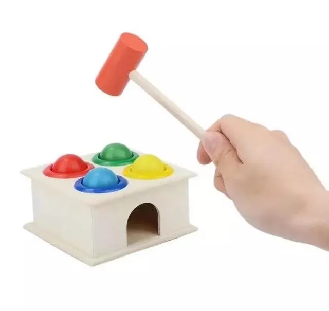 Wooden Ball Game Hammer case Educational toy Lazada PH
