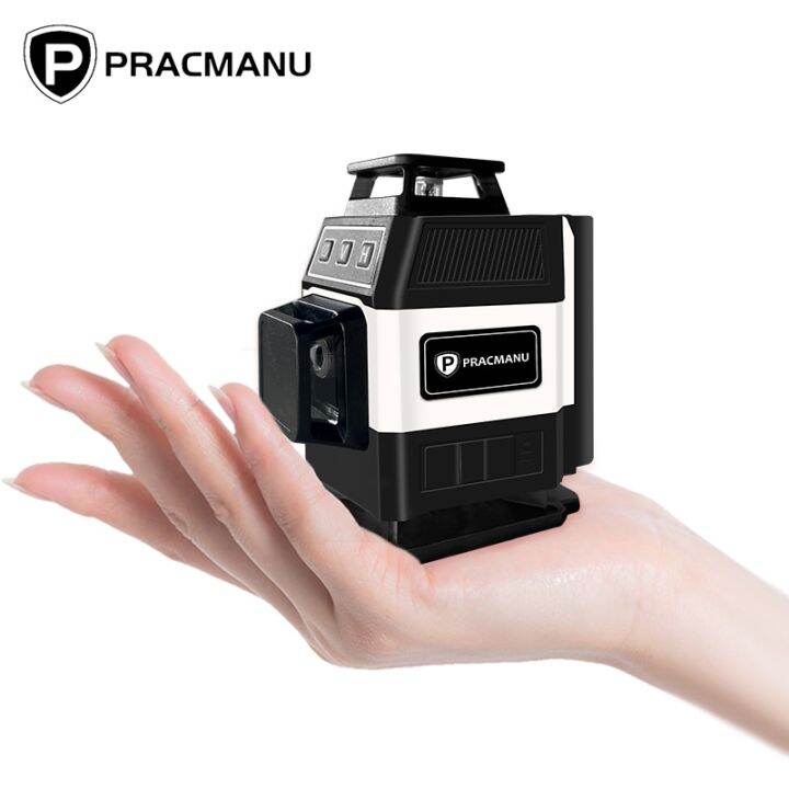 Pracmanu Mini 16 Lines 4D Laser Level Green Lines Self-Leveling ...