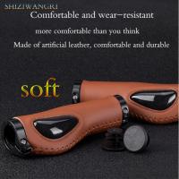 Wear-resistant Bicycle Handle Cover Bicycle Handlebars Bike Grips Fiber Leather High Quality Liquid Silicone Handlebar Grips Handlebars