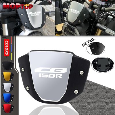♂▬ Motorcycle Windshield WindScreen Visor Front Screen Wind Deflector Accessories For Honda CB125R CB150R CB 125R 150R 2018-2023