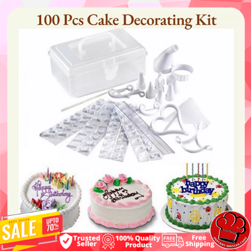 Cake Decorating Supplies Tip Set 105 Pieces with Numbered Tips and Detailed  Instruction Manual and EBook - Kitchwise