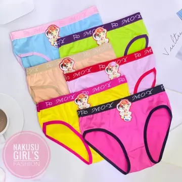 Japanese Cute Girl's Panty Student Underwear Women's Cotton Middle