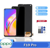 AMOLED ของแท้สำหรับ OPPO F19 Pro สัมผัสหน้าจอ LCD หน้าจอดิจิตอลแทนการประกอบสำหรับ OPPO CPH2285หน้าจอ LCD