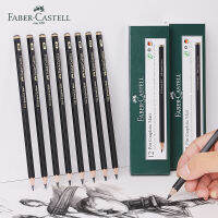 เยอรมัน Faber-Casl PITT Matte Sketch ดินสอวาดเครื่องมือชุดอุปกรณ์วาดภาพมืออาชีพเครื่องเขียน2B-14B ปากกา